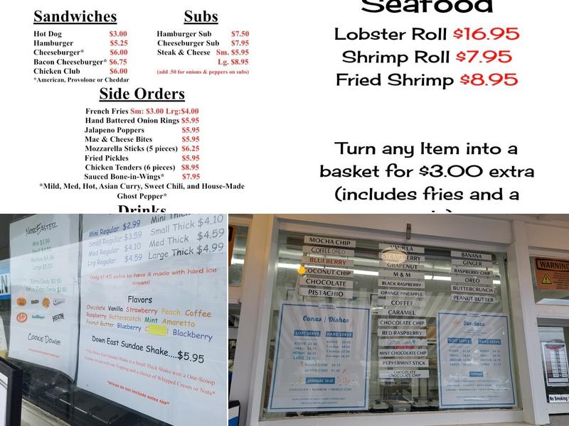 Dorman's Dairy Dream Inc Menu