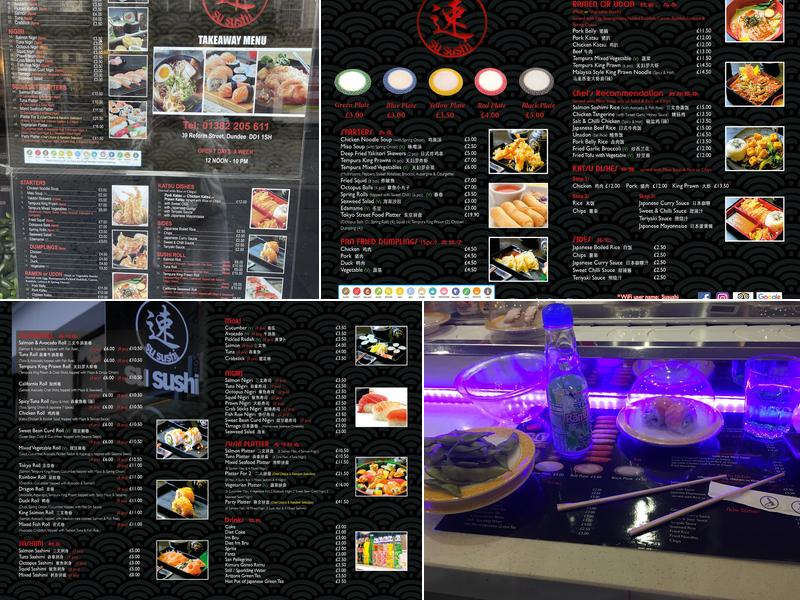 Susushi Menu
