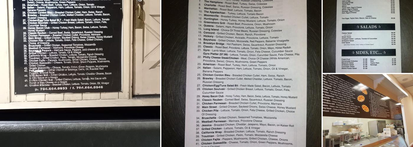 Long Island Bagels Menu