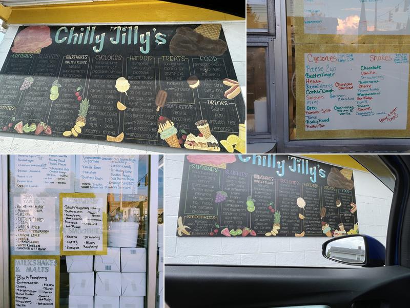 Chilly Jilly's Menu