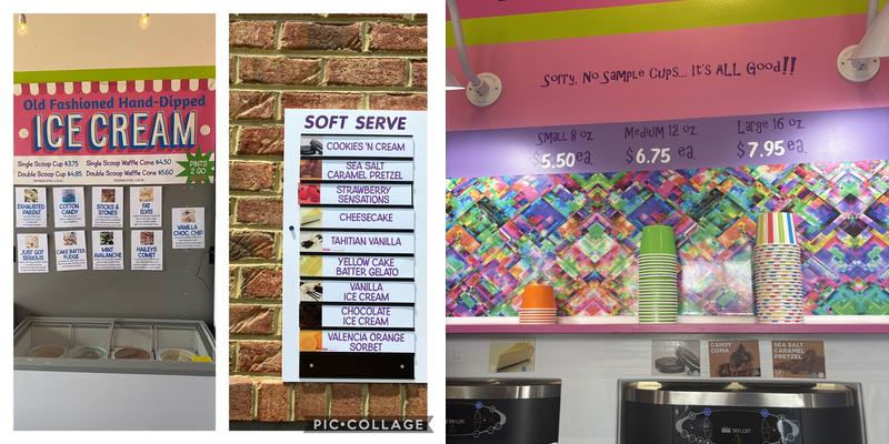 Berrilicious Frozen Yogurt Bar Menu