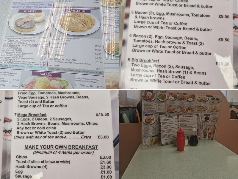 Poppins Restaurant Barking Menu