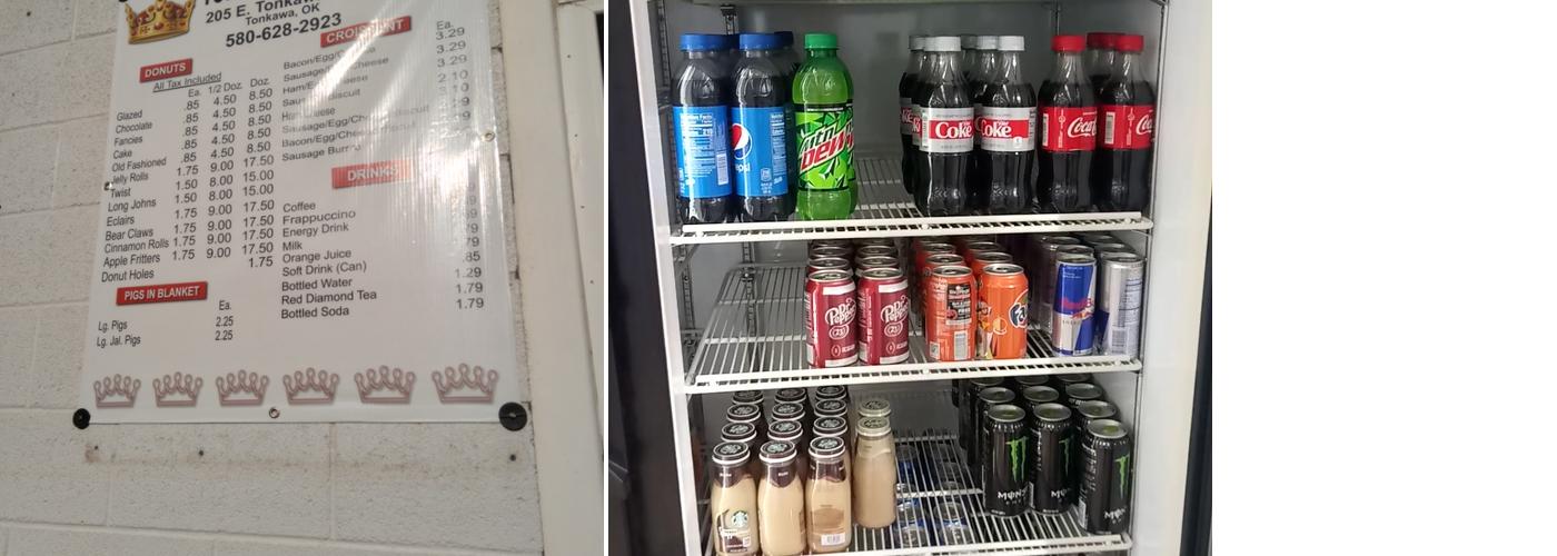 Daylight Donuts Menu