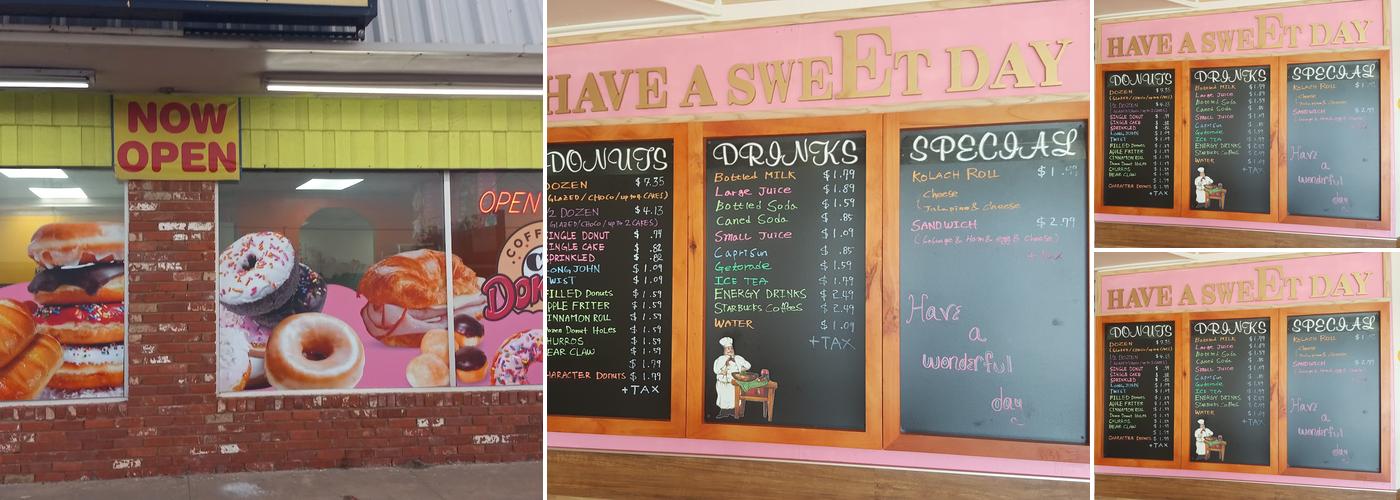 CJ Donut Menu