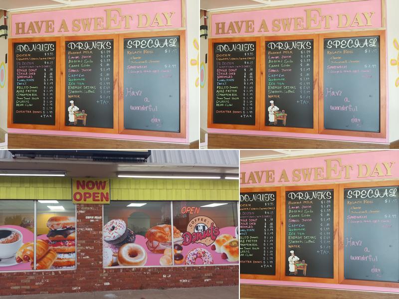 CJ Donut Menu
