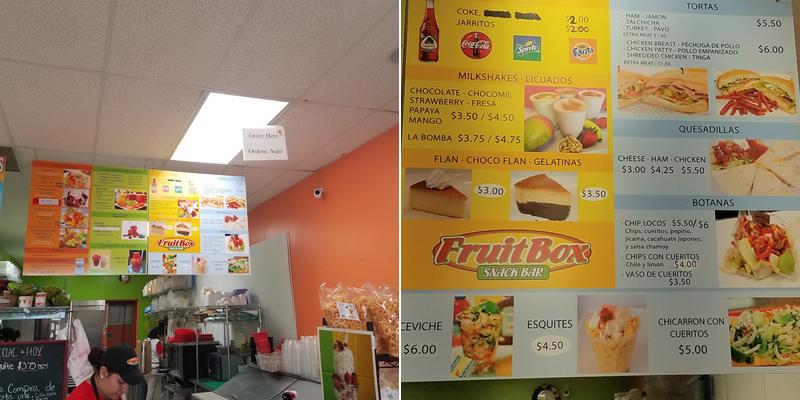 Fruitbox Menu