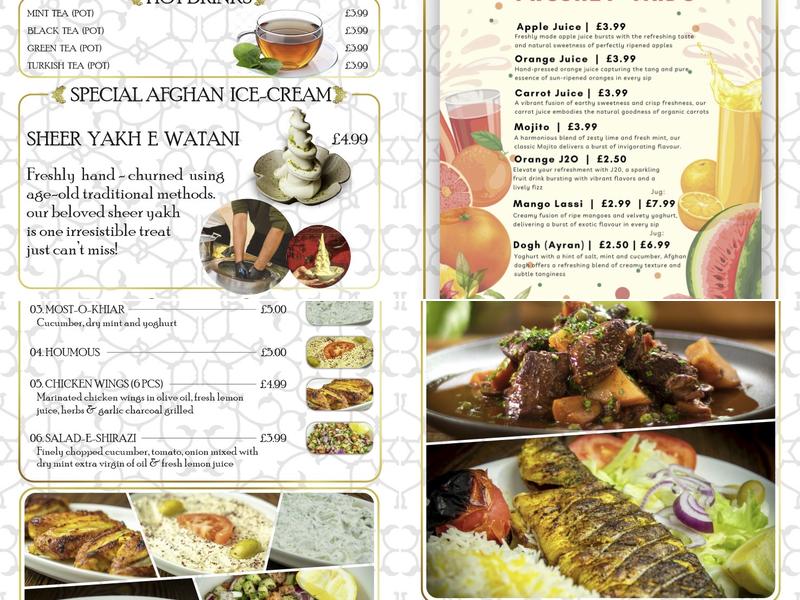 Chapandaz Restaurant Menu