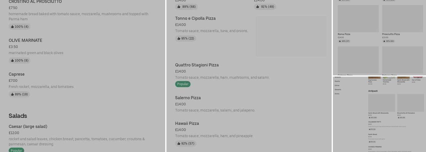 Kebab Planet Sutton Menu