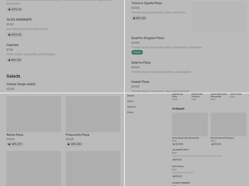 Kebab Planet Sutton Menu