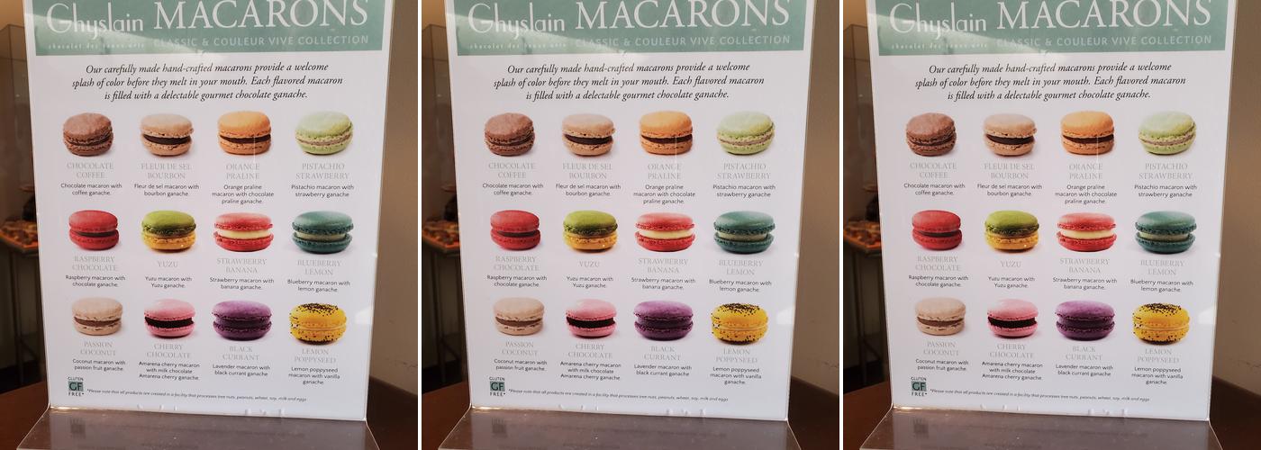 Ghyslain Chocolatier Menu