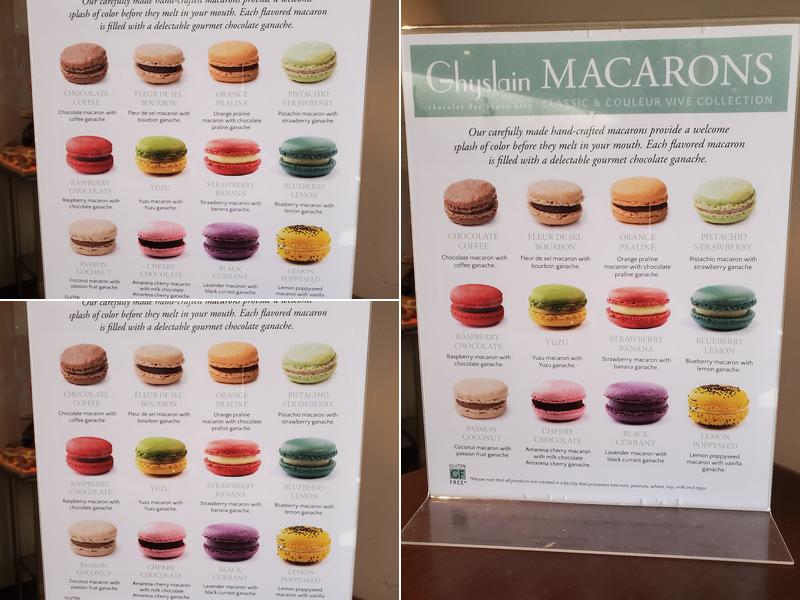 Ghyslain Chocolatier Menu