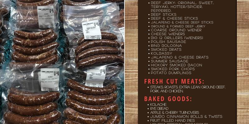 Frank's Smokehouse Menu