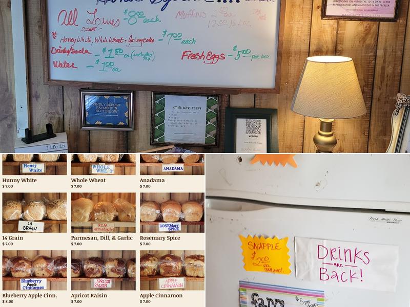 Daddy's Bread Menu
