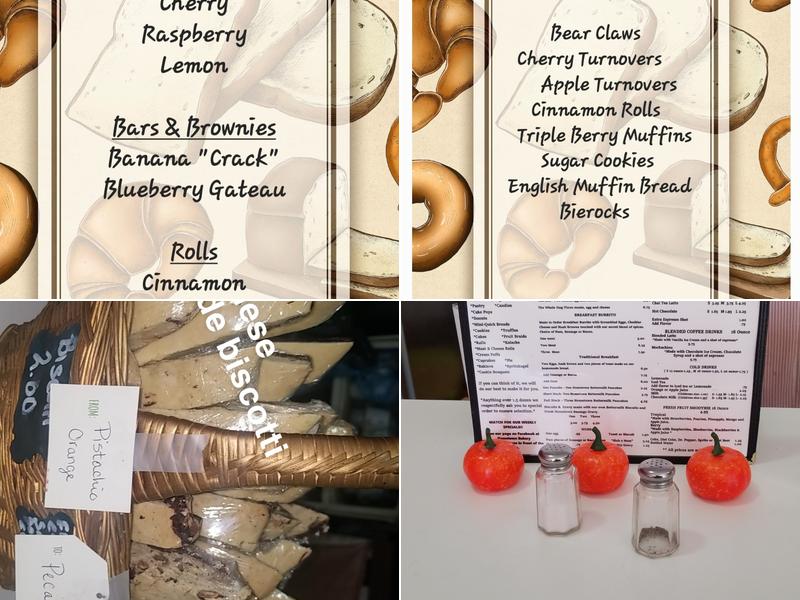 Hometown Bakery Menu