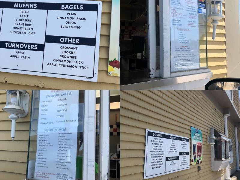 Sip & Dip Donuts Menu