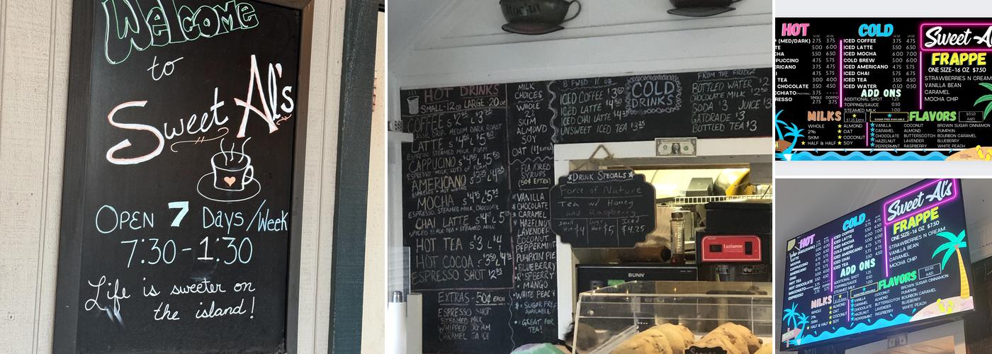 Sweet Al's Cafe Menu