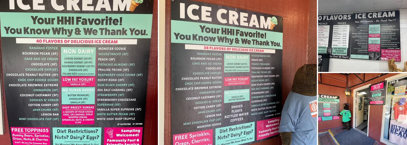 Cinnamon Bear Country Store Menu