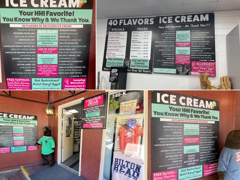 Cinnamon Bear Country Store Menu