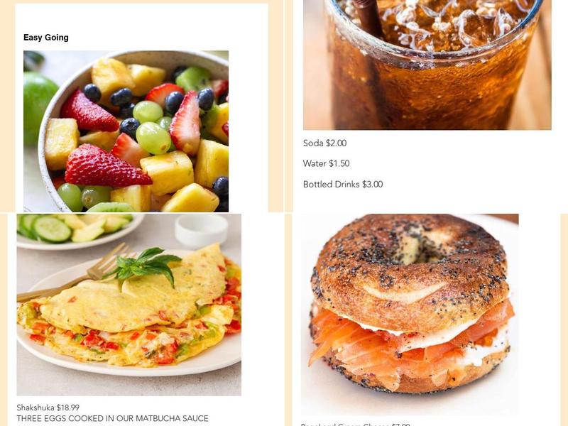 Unique Pastry Café Menu