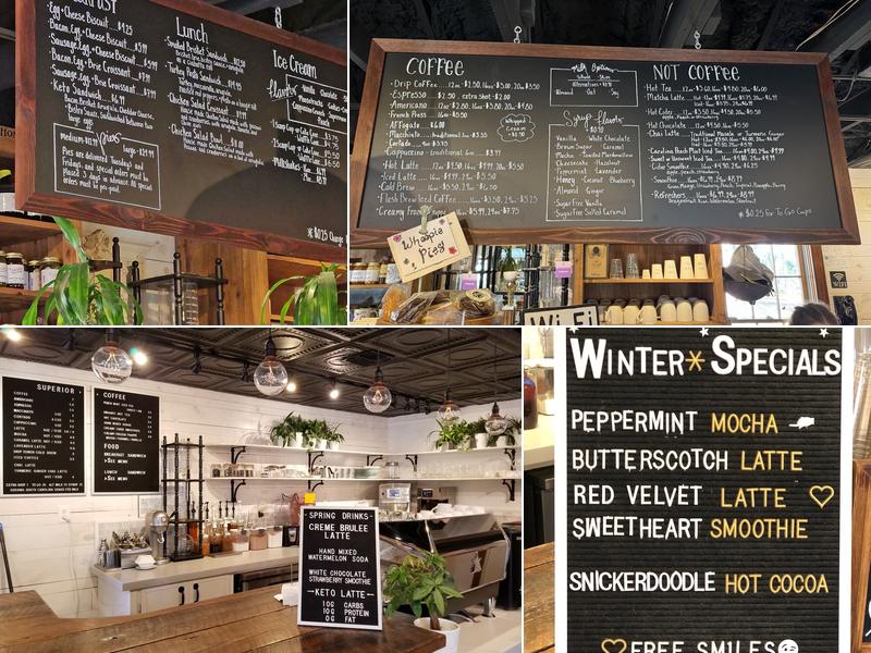 Lowcountry Cider Co. & Superior Coffee Sea Island Menu