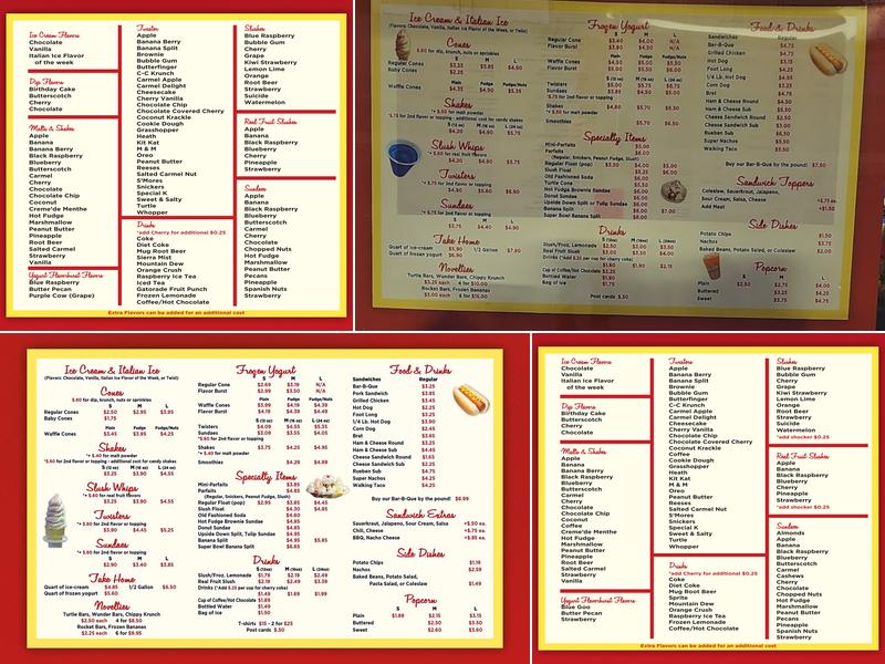 Twist Cone Menu