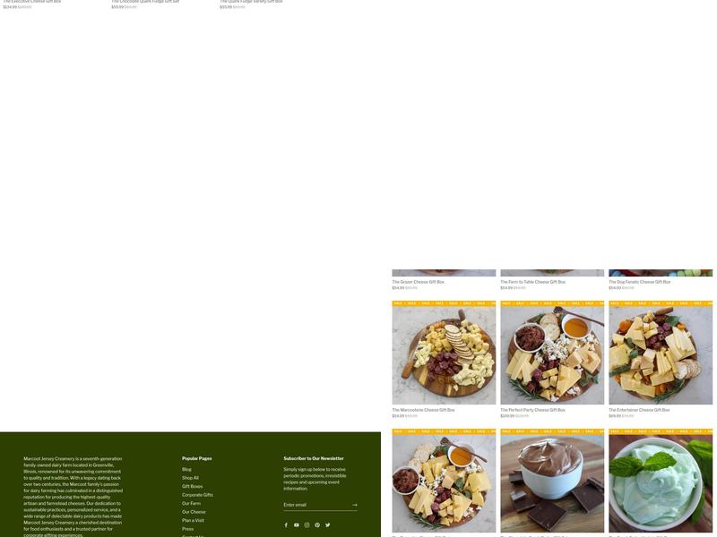 Marcoot Jersey Creamery Menu