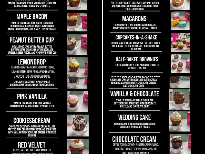 Smallcakes Dyersburg Menu