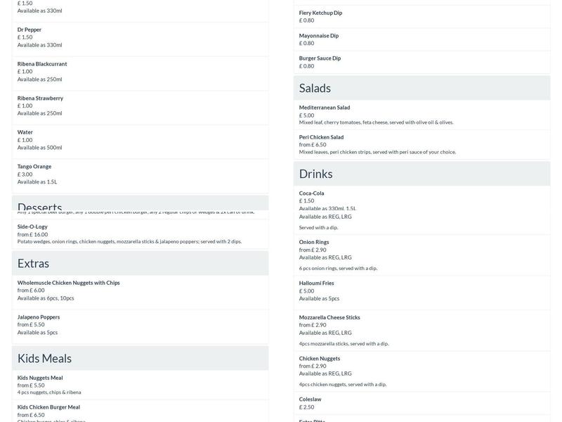 Grill -O- Logy #33 Menu