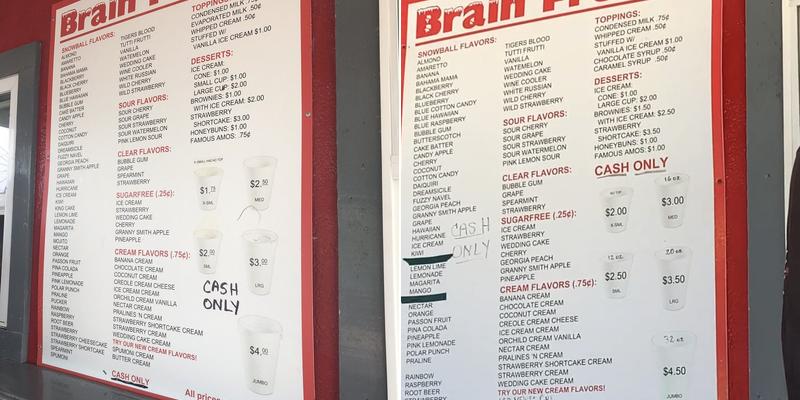 Brainfreeze Ect. Menu