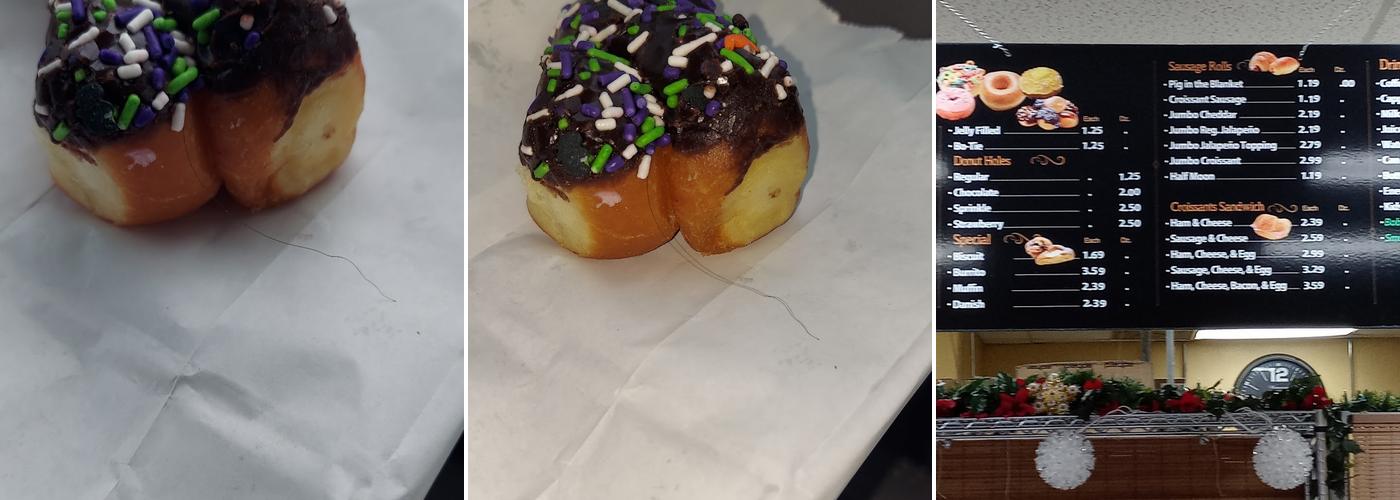 Pam's Donuts Menu