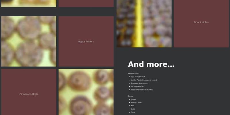 CHOI'S DONUTS Menu