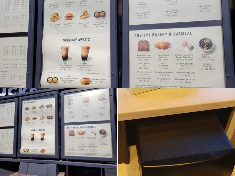 Starbucks Menu