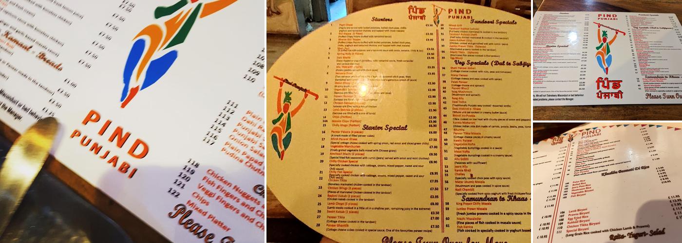 Pind Punjabi Menu