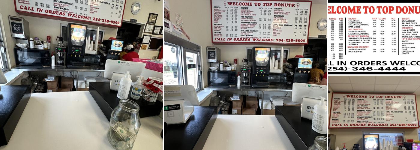 Top Donuts Menu