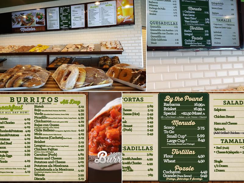 El Prado Bakery Menu