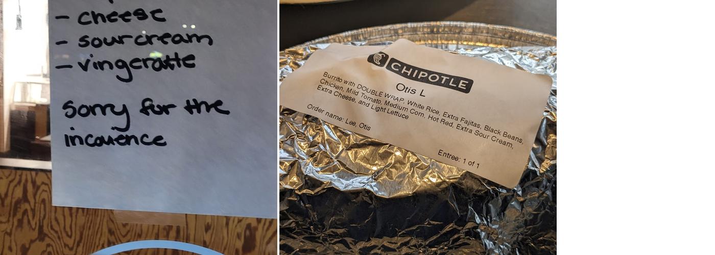 Chipotle Mexican Grill Menu