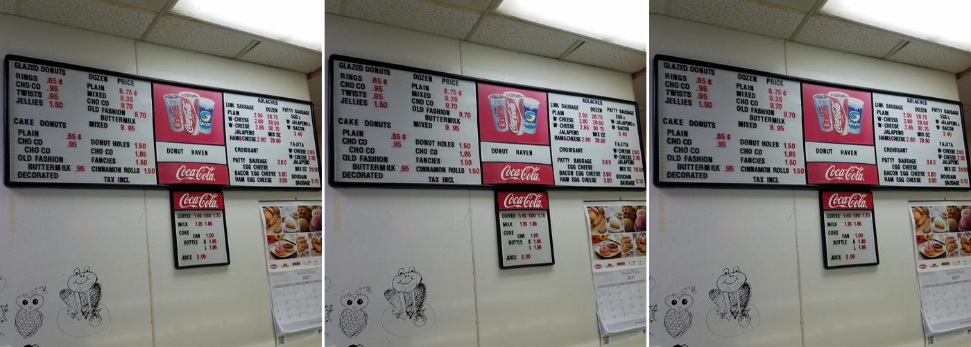 Donut Haven Menu