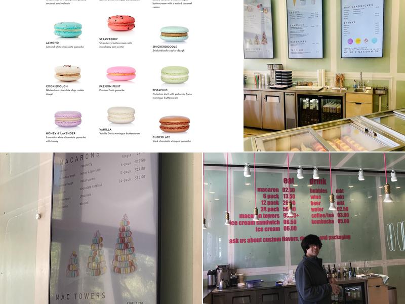 JOY Macarons Menu