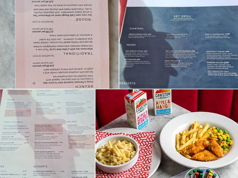 Café Rouge - Brighton Marina Menu