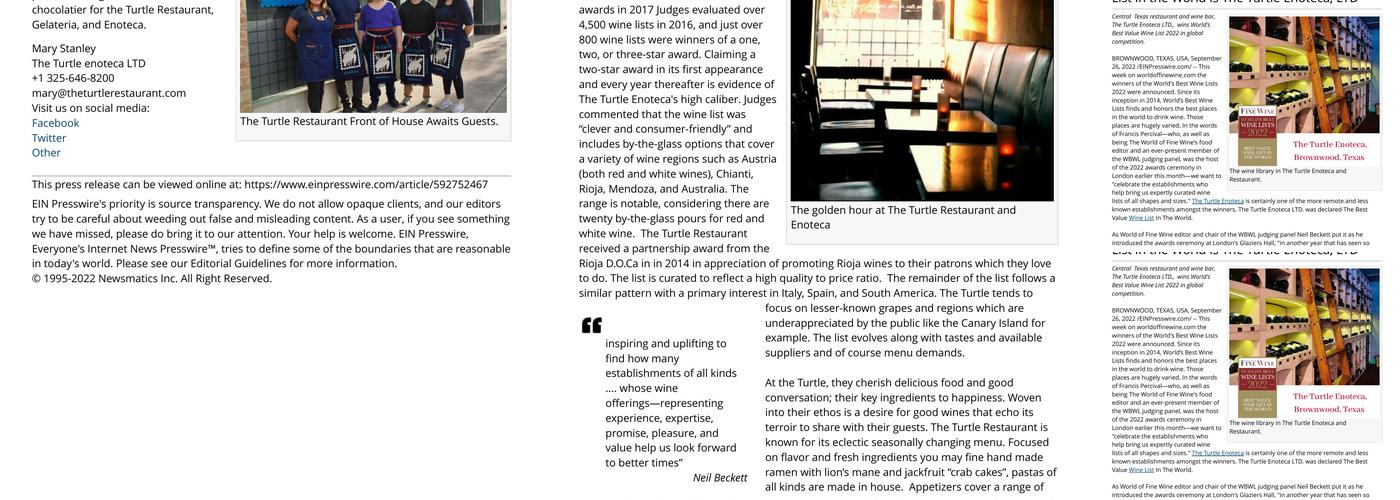 The Turtle Gelateria Menu