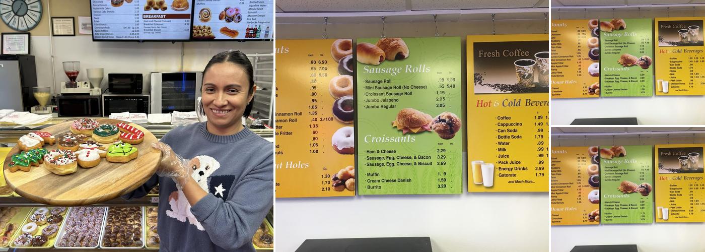 Heavenly Donuts Menu