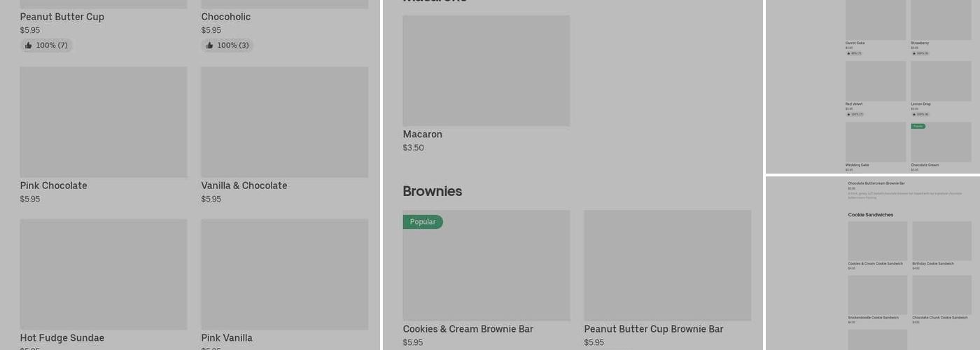Smallcakes Cupcakery Menu
