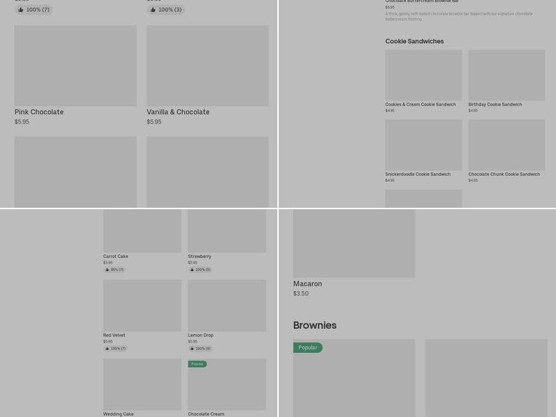 Smallcakes Cupcakery Menu