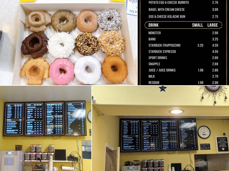 Snowflake Donuts Menu