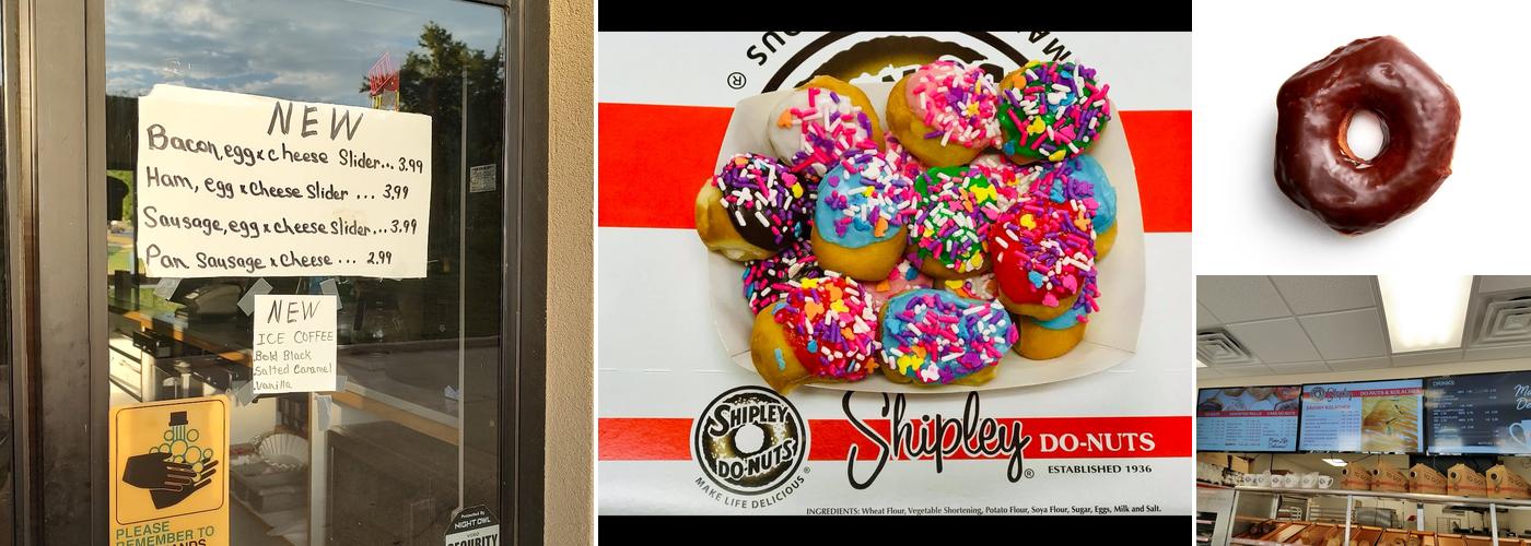 Shipley's Donut Menu