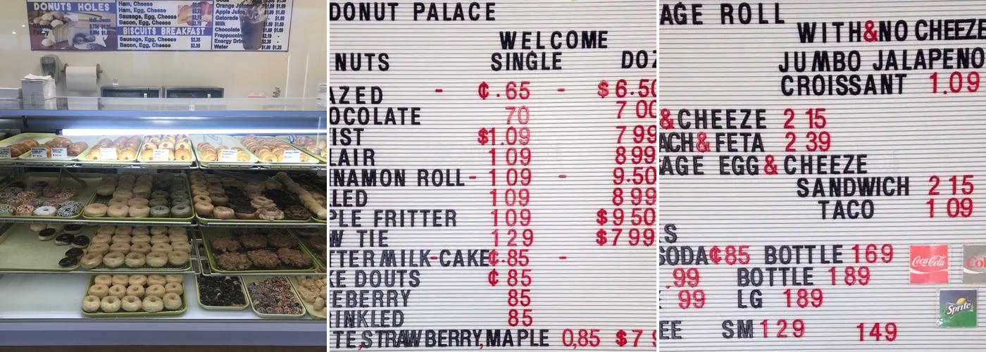 All Star Donuts Menu