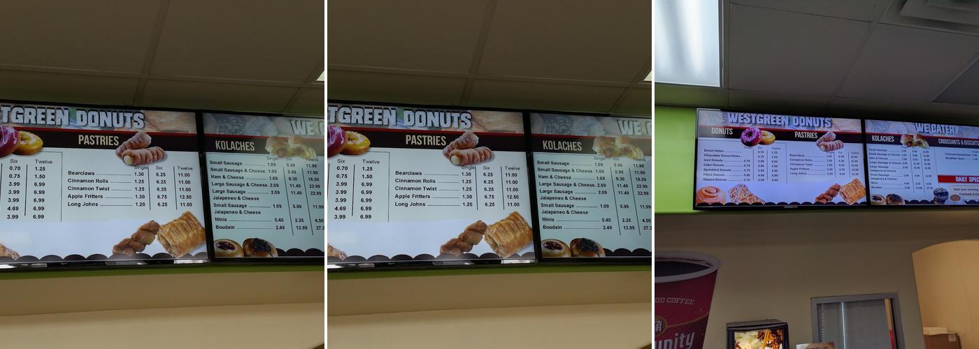 Westgreen Donuts & Kolaches Menu