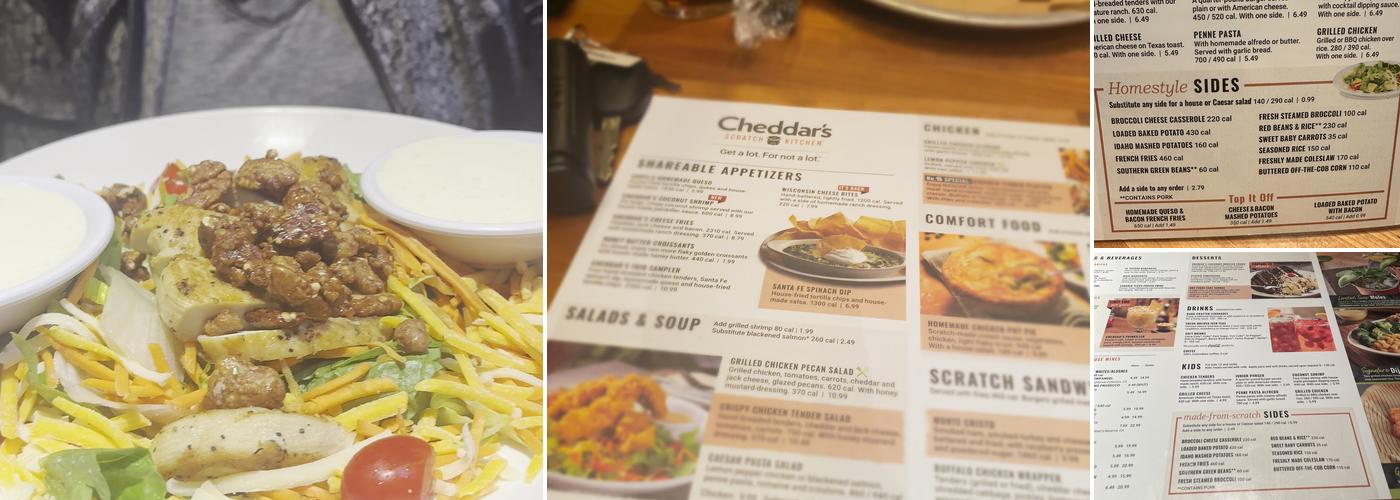 Cheddar's Scratch Kitchen Menu