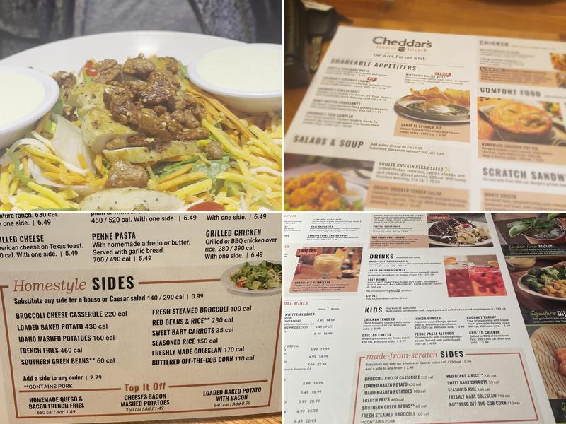 Cheddar's Scratch Kitchen Menu