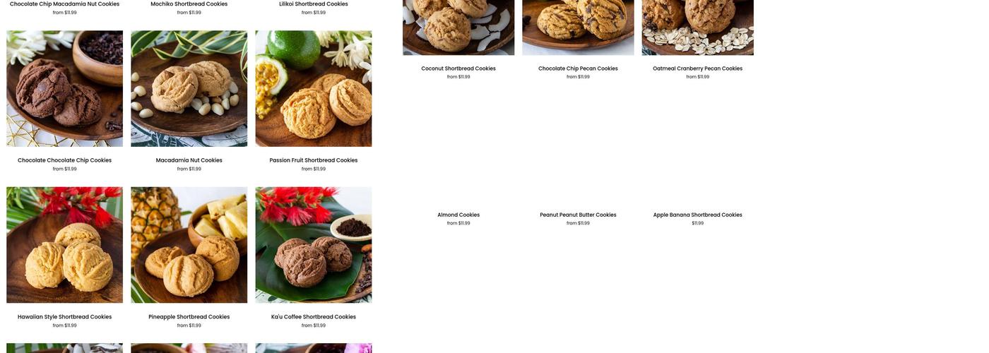 Keith's Cookies Menu